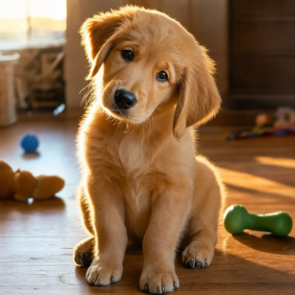 Filhote de golden retriever
